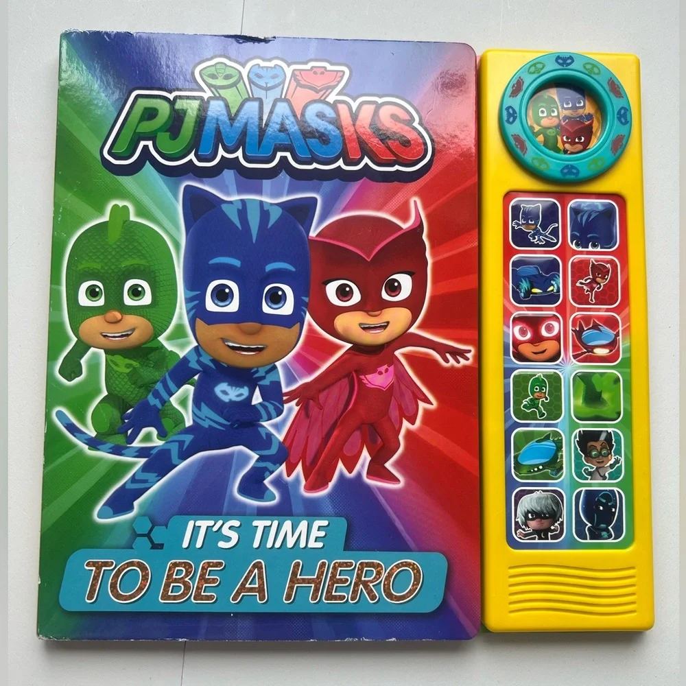 PJ Masks - It's Time To Be A Hero Custom Frame Sound Board Book - by Phoenix